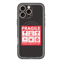 スリムプロテクションプレミアムケース with MagSafe［ FRAGILE Sticker - Black ］