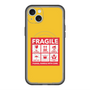 スリムプロテクションプレミアムケース with MagSafe［ FRAGILE Sticker - Yellow ］
