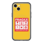 スリムプロテクションプレミアムケース with MagSafe［ FRAGILE Sticker - Yellow ］