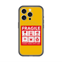 スリムプロテクションプレミアムケース with MagSafe［ FRAGILE Sticker - Yellow ］