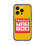 スリムプロテクションプレミアムケース with MagSafe［ FRAGILE Sticker - Yellow ］