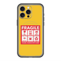 スリムプロテクションプレミアムケース with MagSafe［ FRAGILE Sticker - Yellow ］