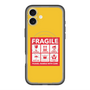 スリムプロテクションプレミアムケース with MagSafe［ FRAGILE Sticker - Yellow ］