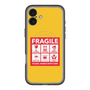 スリムプロテクションプレミアムケース with MagSafe［ FRAGILE Sticker - Yellow ］