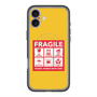 スリムプロテクションプレミアムケース with MagSafe［ FRAGILE Sticker - Yellow ］