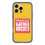 スリムプロテクションプレミアムケース with MagSafe［ FRAGILE Sticker - Yellow ］