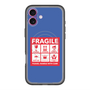 スリムプロテクションプレミアムケース with MagSafe［ FRAGILE Sticker - Blue ］