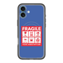 スリムプロテクションプレミアムケース with MagSafe［ FRAGILE Sticker - Blue ］