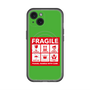 スリムプロテクションプレミアムケース with MagSafe［ FRAGILE Sticker - Green ］