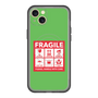 スリムプロテクションプレミアムケース with MagSafe［ FRAGILE Sticker - Green ］