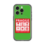 スリムプロテクションプレミアムケース with MagSafe［ FRAGILE Sticker - Green ］