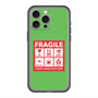 スリムプロテクションプレミアムケース with MagSafe［ FRAGILE Sticker - Green ］