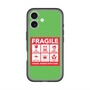 スリムプロテクションプレミアムケース with MagSafe［ FRAGILE Sticker - Green ］