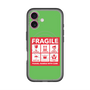 スリムプロテクションプレミアムケース with MagSafe［ FRAGILE Sticker - Green ］