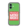 スリムプロテクションプレミアムケース with MagSafe［ FRAGILE Sticker - Green ］