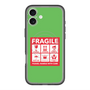 スリムプロテクションプレミアムケース with MagSafe［ FRAGILE Sticker - Green ］