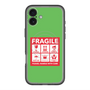 スリムプロテクションプレミアムケース with MagSafe［ FRAGILE Sticker - Green ］