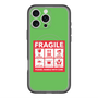 スリムプロテクションプレミアムケース with MagSafe［ FRAGILE Sticker - Green ］