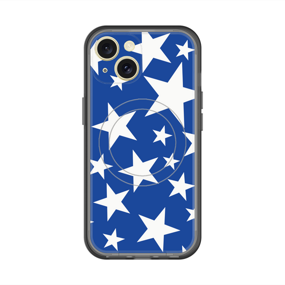 スリムプロテクションプレミアムケース with MagSafe［ Stars - Blue ］