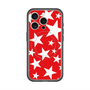 スリムプロテクションプレミアムケース with MagSafe［ Stars - Red ］