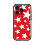 スリムプロテクションプレミアムケース with MagSafe［ Stars - Red ］