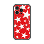 スリムプロテクションプレミアムケース with MagSafe［ Stars - Red ］