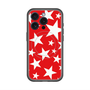 スリムプロテクションプレミアムケース with MagSafe［ Stars - Red ］
