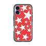 スリムプロテクションプレミアムケース with MagSafe［ Stars - Red ］