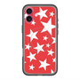 スリムプロテクションプレミアムケース with MagSafe［ Stars - Red ］
