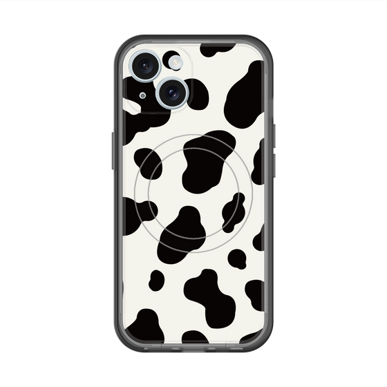 スリムプロテクションプレミアムケース with MagSafe［ Cow - White ］