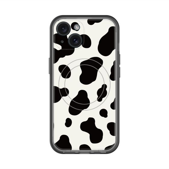 スリムプロテクションプレミアムケース with MagSafe［ Cow - White ］