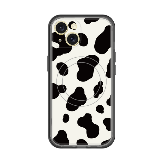 スリムプロテクションプレミアムケース with MagSafe［ Cow - White ］