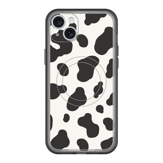 スリムプロテクションプレミアムケース with MagSafe［ Cow - White ］