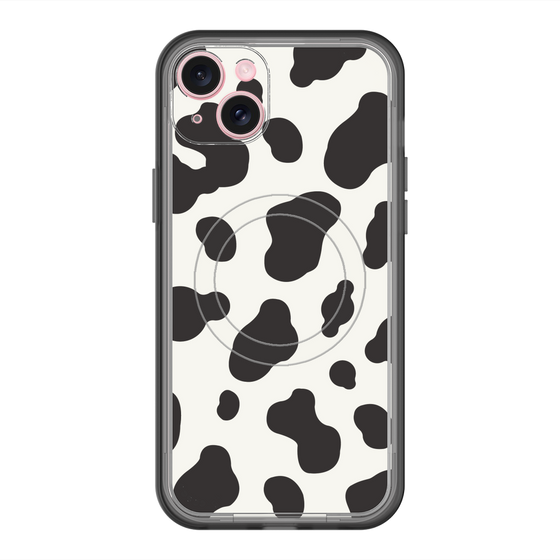 スリムプロテクションプレミアムケース with MagSafe［ Cow - White ］