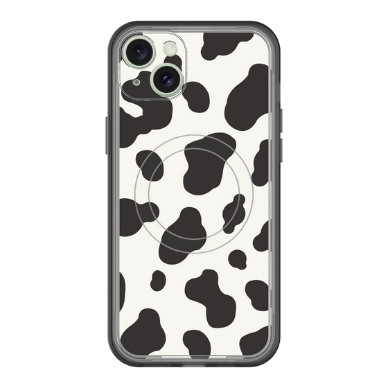 スリムプロテクションプレミアムケース with MagSafe［ Cow - White ］