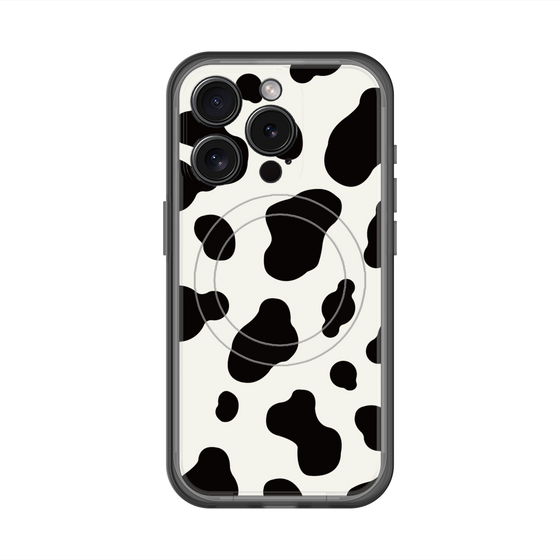 スリムプロテクションプレミアムケース with MagSafe［ Cow - White ］