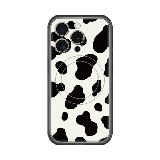 スリムプロテクションプレミアムケース with MagSafe［ Cow - White ］