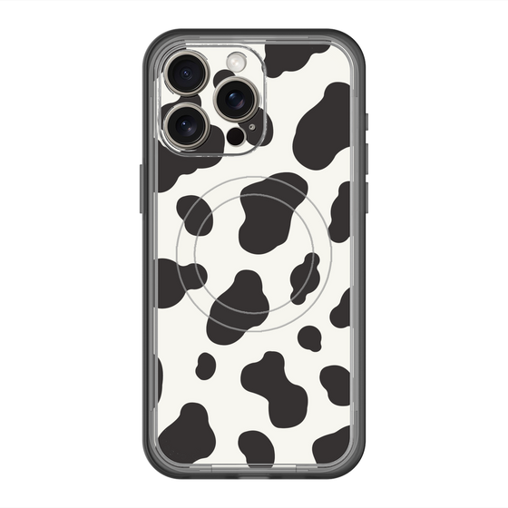 スリムプロテクションプレミアムケース with MagSafe［ Cow - White ］