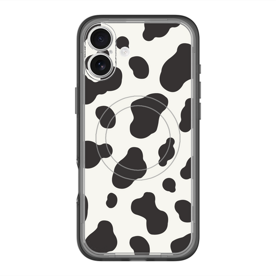 スリムプロテクションプレミアムケース with MagSafe［ Cow - White ］