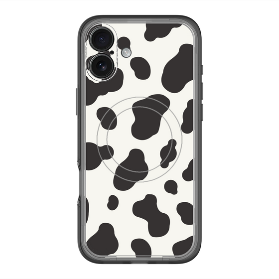 スリムプロテクションプレミアムケース with MagSafe［ Cow - White ］