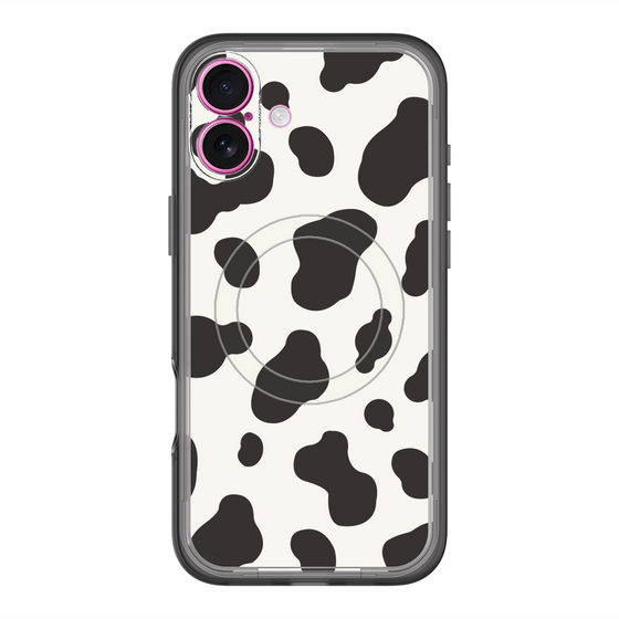 スリムプロテクションプレミアムケース with MagSafe［ Cow - White ］
