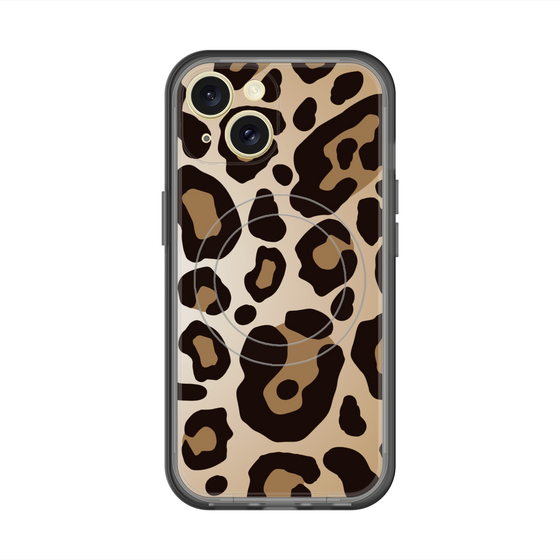 スリムプロテクションプレミアムケース with MagSafe［ Leopard - Yellow ］