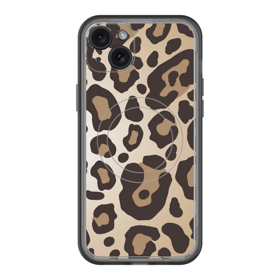 スリムプロテクションプレミアムケース with MagSafe［ Leopard - Yellow ］