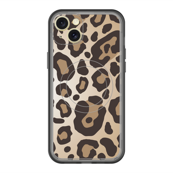 スリムプロテクションプレミアムケース with MagSafe［ Leopard - Yellow ］