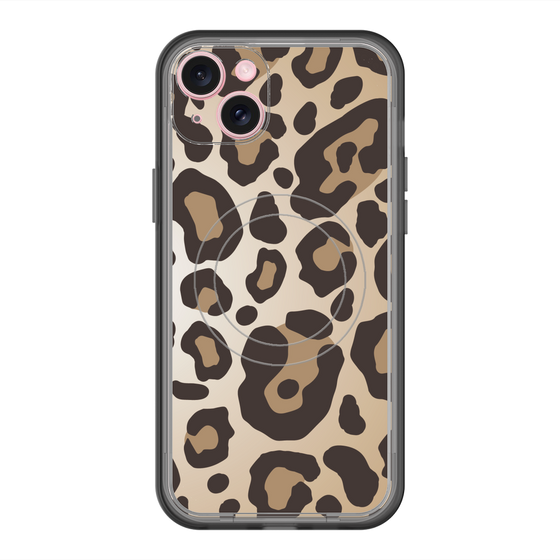スリムプロテクションプレミアムケース with MagSafe［ Leopard - Yellow ］