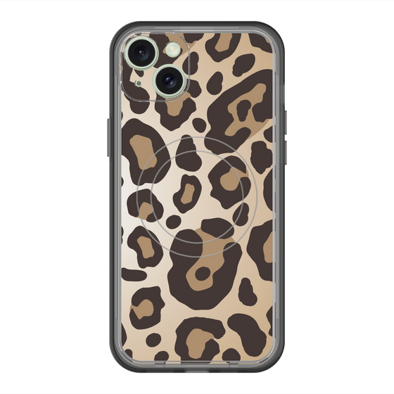 スリムプロテクションプレミアムケース with MagSafe［ Leopard - Yellow ］