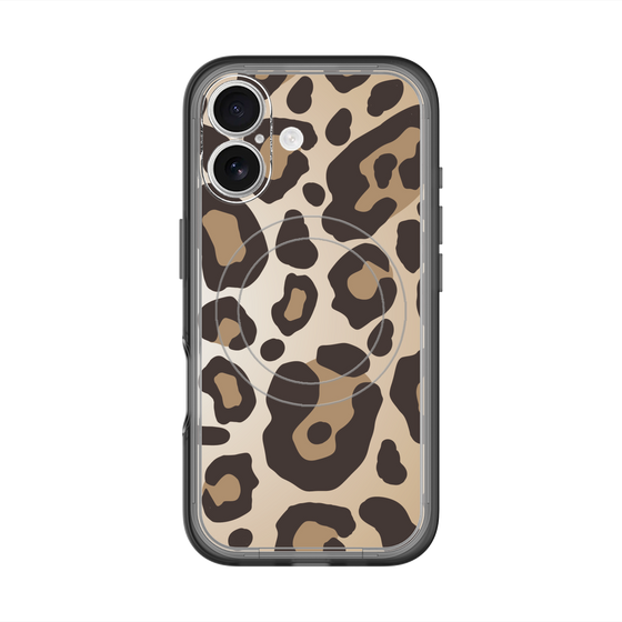 スリムプロテクションプレミアムケース with MagSafe［ Leopard - Yellow ］
