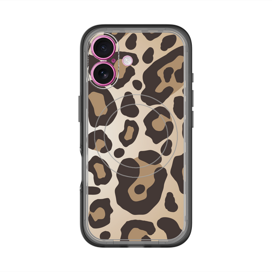 スリムプロテクションプレミアムケース with MagSafe［ Leopard - Yellow ］