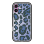 スリムプロテクションプレミアムケース with MagSafe［ Leopard - Blue ］