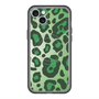 スリムプロテクションプレミアムケース with MagSafe［ Leopard - Green ］